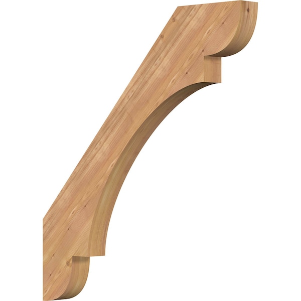 Ekena Millwork 3 1/2"W x 36"D x 40"H Olympic Smooth Knee Brace, Western Red Cedar BRC04X36X40OLY00SWR - main
